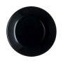 Plato de Postre Luminarc Zelie Negro Negro Vidrio Ø 18 cm (12 Unidades)