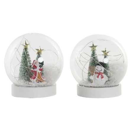 Boule de Noël DKD Home Decor Verre (12 x 12 x 13 cm) (2 pcs)