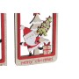 Décorations de Noël DKD Home Decor Bois MDF Père Noël (3 pcs) (8 x 0.5 x 13 cm)