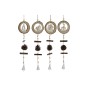 Décorations de Noël DKD Home Decor Métal Bois MDF (4 pcs) (8 x 4 x 42 cm)