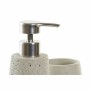 Ensemble de Bain DKD Home Decor 8424001811434 Gris Ciment Cuivre (7 x 7 x 19 cm)