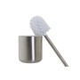 Brosse de salle de wc DKD Home Decor Argent Acier (11 x 11 x 37 cm)