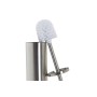 Brosse de salle de wc DKD Home Decor Argent Acier (9 x 9 x 39 cm)