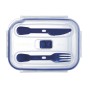 Boîte à lunch hermétique Luminarc Pure Box Active Bicolore verre 1,22 L 16 cm (6 Unités)