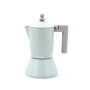 Cafetière Italienne Quid Ozon Vert Métal 6 Tasses (6 Unités)