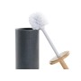 Brosse de salle de wc DKD Home Decor Résine Bambou (10 x 10 x 38 cm)