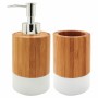 Ensemble de Bain DKD Home Decor Bambou (6.8 x 6.8 x 17 cm) (2 pcs)