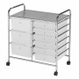 Caisson à Tiroirs DKD Home Decor PVC Métal (63 x 39 x 65 cm)