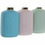 Distributeur de Savon DKD Home Decor Vert Gris Turquoise ABS Grès Glam (3 pcs)