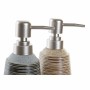 Ensemble de Bain DKD Home Decor Beige Gris ABS Grès Colonial (2 pcs)