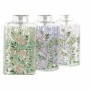 Distributeur de Savon DKD Home Decor Bleu Vert Gris Rose Plastique Verre Shabby Chic (3 pcs) (7.5 x 7.5 x 20 cm)