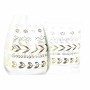 Ensemble de Bain DKD Home Decor Verre ABS Volets Glam (2 pcs)