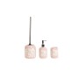 Ensemble de Bain DKD Home Decor Céramique Rose Blanc Shabby Chic (3 pcs)