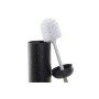 Brosse de salle de wc DKD Home Decor Noir Blanc polypropylène Glam (9.6 x 9.6 x 38 cm) (2 pcs)