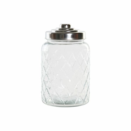 Boîte DKD Home Decor Verre Fer (16.4 x 16.4 x 26 cm)