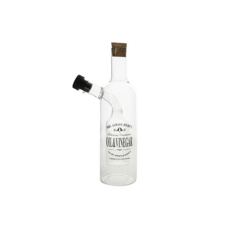 Huilier DKD Home Decor Vinaigrier Transparent Verre Borosilicaté (250 ml) (8 x 10 x 22 cm)