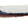 Dessous de plat DKD Home Decor Blanc Marron Fibre Blue marine Marron Clair (4 pcs) (37 x 37 x 0.5 cm)