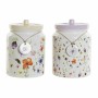 Pot pour ustensiles de cuisine DKD Home Decor Multicouleur Dolomite Shabby Chic (2 Unités)