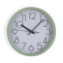 Reloj de Pared Versa Verde Madera 4,2 x 30 x 30 cm