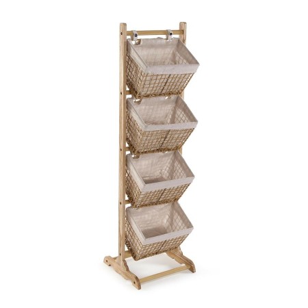 Etagère de salle de bains Versa Nadir Marron 35 x 125 x 35 cm