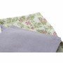 Nappe et serviettes de table DKD Home Decor Coton Blanc Vert (150 x 150 x 0.5 cm) (36 x 35 x 0,5 cm)