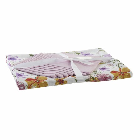 Nappe et serviettes de table DKD Home Decor Coton (25 x 26 x 0,5 cm) (150 x 250 x 0.5 cm)