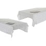 Nappe et serviettes de table DKD Home Decor Beige Coton Blanc (150 x 150 x 0.5 cm) (36 x 35 x 0,5 cm) (2 pcs)