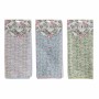 Ensemble de Chiffons DKD Home Decor Bleu Rose Vert Microfibre (3 pcs)