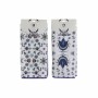 Ensemble de Chiffons DKD Home Decor Bleu Blanc Microfibre (2 pcs)