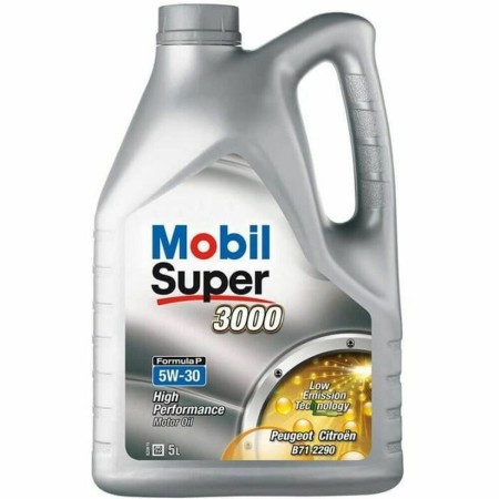 Aceite de Motor para Coche Mobil Super 3000 Formula-P 5W30 5 L