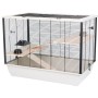 Cage INTER-ZOO Bois Métal Plastique 27 x 58 x 48 cm