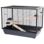 Cage INTER-ZOO Bois Métal Plastique 27 x 58 x 48 cm