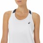 Maillot de Corps de Sport à Manches Coupe Asics Court Blanc Tennis