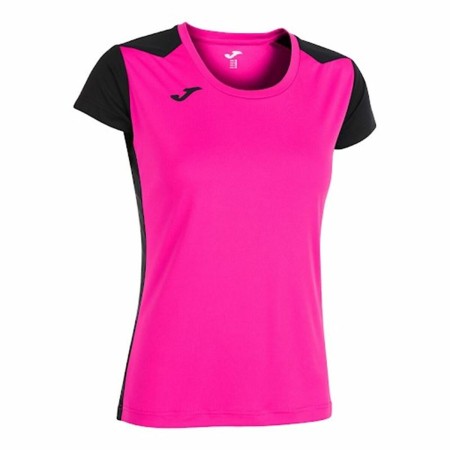 Camiseta de Manga Corta Mujer Joma Sport Record II Rosa