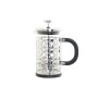 Cafetière à Piston DKD Home Decor Noir Acier inoxydable Argent Verre Borosilicaté (600 ml)