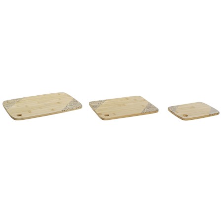 Planche à découper DKD Home Decor Bambou (24 x 33 x 1 cm) (3 pcs)