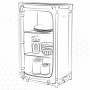 Armario de camping Aktive Cocina 60 x 49 x 106 cm