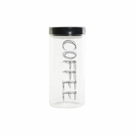 Boîte DKD Home Decor Coffee polypropylène Verre Borosilicaté Loft (1,7 L)