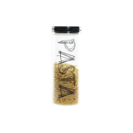 Boîte DKD Home Decor Pasta polypropylène Verre Borosilicaté Loft (2,2 L)