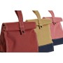 Sac à goûter DKD Home Decor Thermique Rouge Rose Moutarde (3 pcs) (19 x 13 x 31 cm)