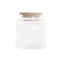 Boîte DKD Home Decor Verre Bambou (13.6 x 13.6 x 15 cm) (1300 ml)