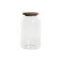 Boîte DKD Home Decor Bois d'acacia Verre Borosilicaté (14 x 14 x 24 cm) (2,75 l)