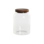 Boîte DKD Home Decor Bois d'acacia Verre Borosilicaté (11.5 x 11.5 x 16 cm) (1,25 L)