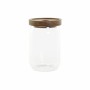 Boîte DKD Home Decor Bois d'acacia Verre Borosilicaté (600 ml) (9 x 9 x 14 cm)