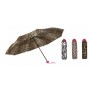 Parapluie DKD Home Decor Marron Blanc Plastique Pongee (3 pcs)