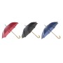 Parapluie DKD Home Decor Bois Polyester Bordeaux Gris foncé (3 pcs)