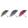 Parapluie DKD Home Decor Marron Rouge Pongee Plastique (3 pcs)