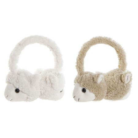 Cache-oreilles DKD Home Decor Taille unique Mouton Polyester (2 Unités)