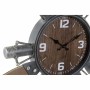 Horloge Murale DKD Home Decor Avion Verre Métal Bois MDF (121 x 7 x 106 cm)