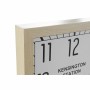 Horloge Murale DKD Home Decor Verre Blanc Bois MDF (2 pcs) (42 x 6 x 55 cm)